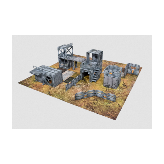 HALO Flashpoint Deluxe Buildable 3D Terrain Set