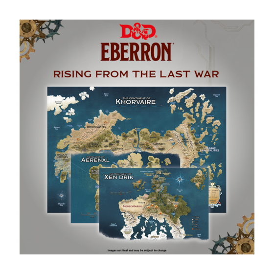 Eberron - D&D Landkarte