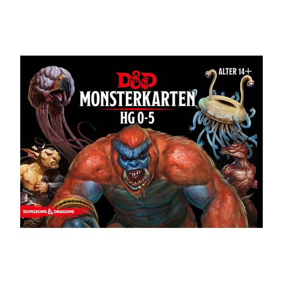 Monsterkarten HG/CR 0-5 - Dungeons & Dragons