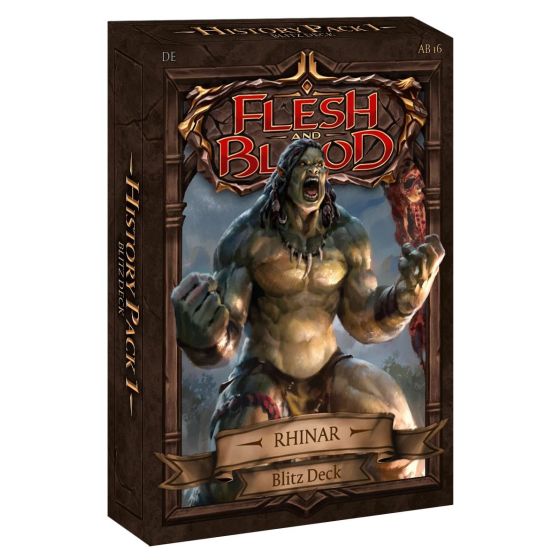 [DE]Rhinar Blitz Deck - History Pack 1 - Flesh and Blood TCG