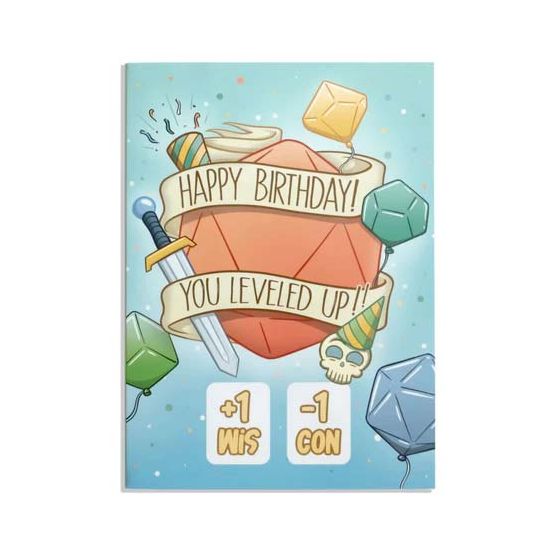 Birthday D20 Greeting Card