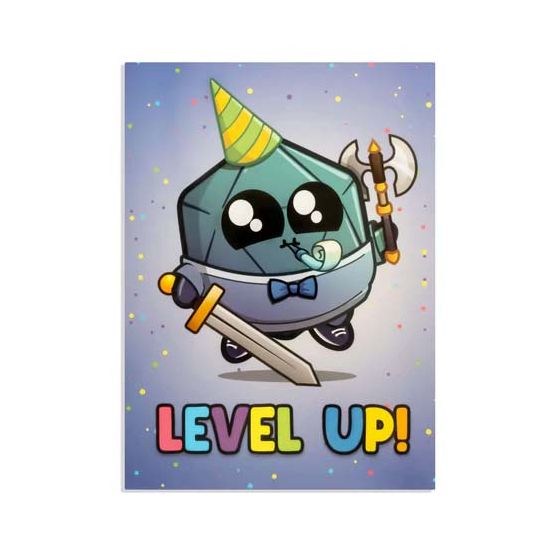 Leveled Up Greeting Card