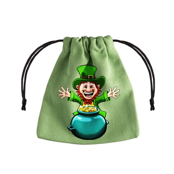 Pot of Gold - Lucky Green Dice Bag - Q Workshop