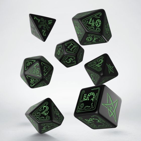 Black & Green Dice Set - Call of Cthulhu