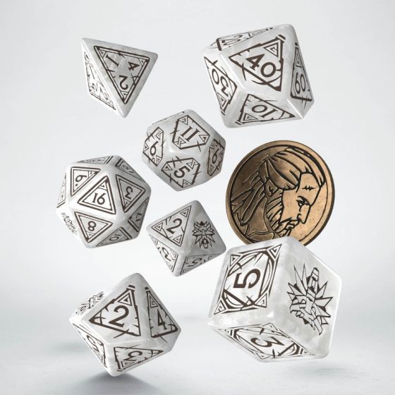 Geralt - The White Wolf - The Witcher Dice Set