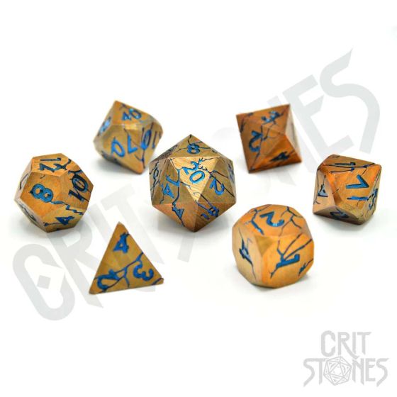 Sundered Spells Metal RPG Dice Set