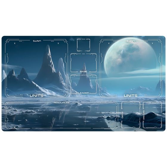 Spielmatte Eisplanet für Star Wars: Unlimited 24" x 14“ / 61x35,5 cm von Playmats