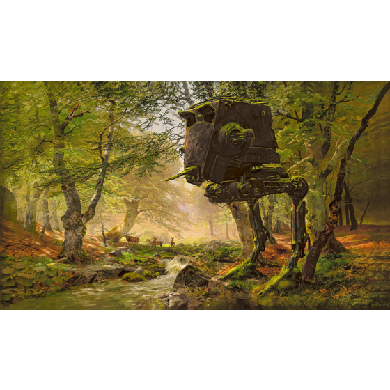 Spielmatte "Abandoned Walker "  24" x 14“ / 61x35,5 cm von Kraken