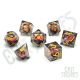 Fire Dragon's Gaze Floating Eye RPG Dice Set