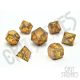 Marred Midas Metal RPG Dice Set