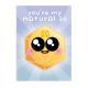 My Natural 20 Greeting Card