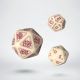 Beige & Burgundy - Expansion Dice- RuneQuest