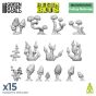 Fantasie-Pilze Greenstuffworld 3D-Druckset (Resin)