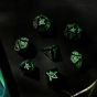 Black & glow-in-the-dark Dice Set - Call of Cthulhu