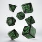 Black & Green 7th Edition Dice Set - Call of Cthulhu