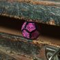 Black & Magenta 7th Edition Dice Set - Call of Cthulhu