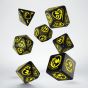 Black & Yellow - Dragons Dice Set - Q Workshop