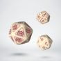 Beige & Burgundy - Expansion Dice- RuneQuest