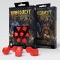 Red & gold - Dice Set - RuneQuest