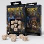 Beige & Burgundy - Dice Set - RuneQuest