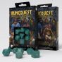 Turquoise & Gold - Dice Set - RuneQuest