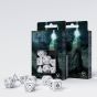 White & Black - Runic Dice Set - Q Workshop