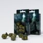 Black & Yellow - Runic Dice Set - Q Workshop