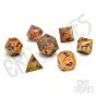 Shattered Sigils Metal RPG Dice Set