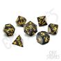 Torn Mystic Metal RPG Dice Set